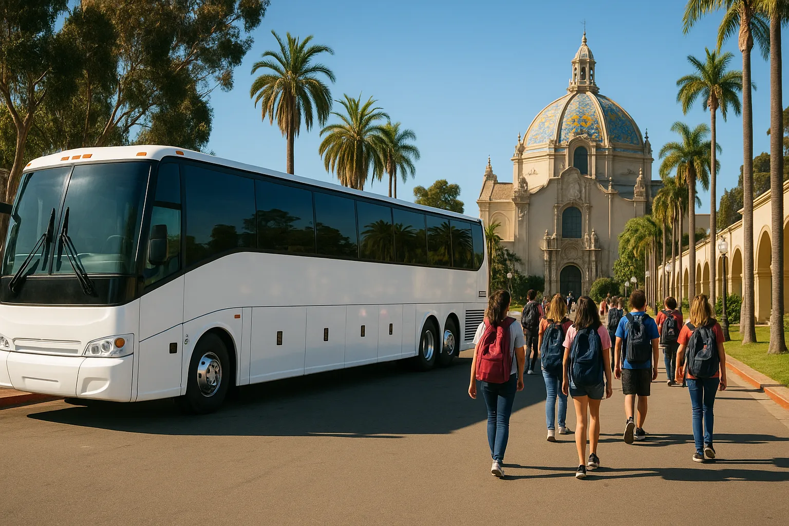 School Trip Bus Rentals in San Diego: Costs, Rules & Tips