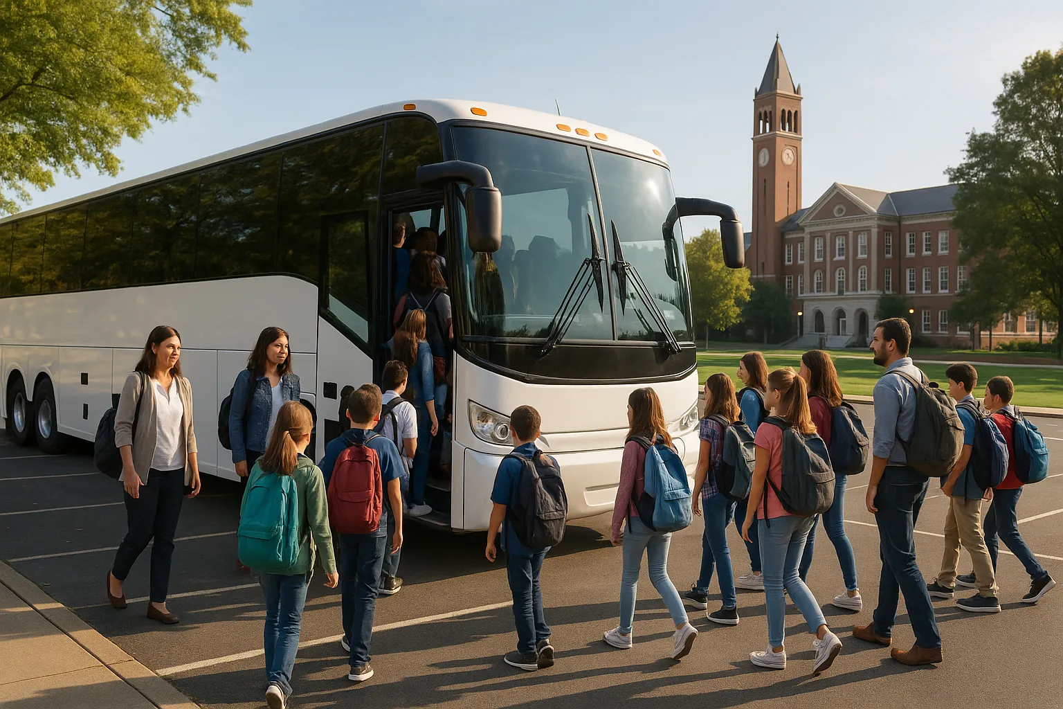 School Trip Bus Rentals in Washington DC: Costs, Rules & Tips