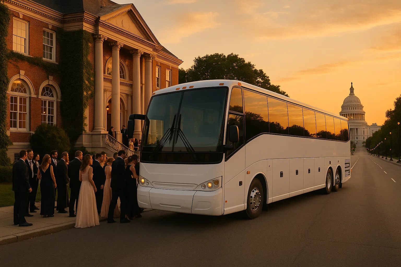 Wedding Transportation in Washington DC: Shuttle Costs & Planning
