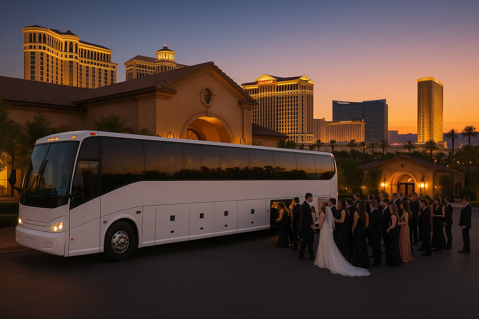 Wedding Transportation in Las Vegas: Shuttle Costs & Planning