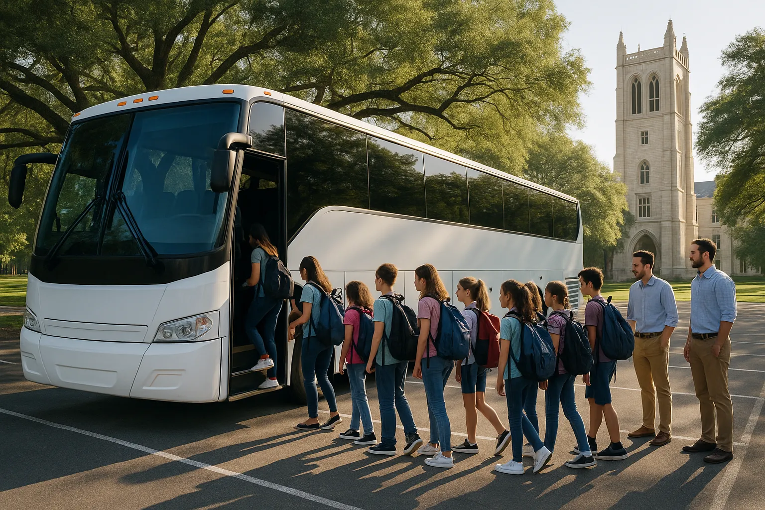 School Trip Bus Rentals in Austin: Costs, Rules & Tips