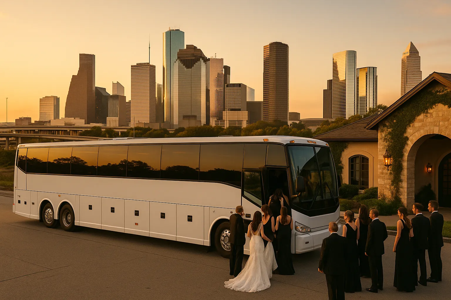 Wedding Transportation in Houston: Shuttle Costs & Planning