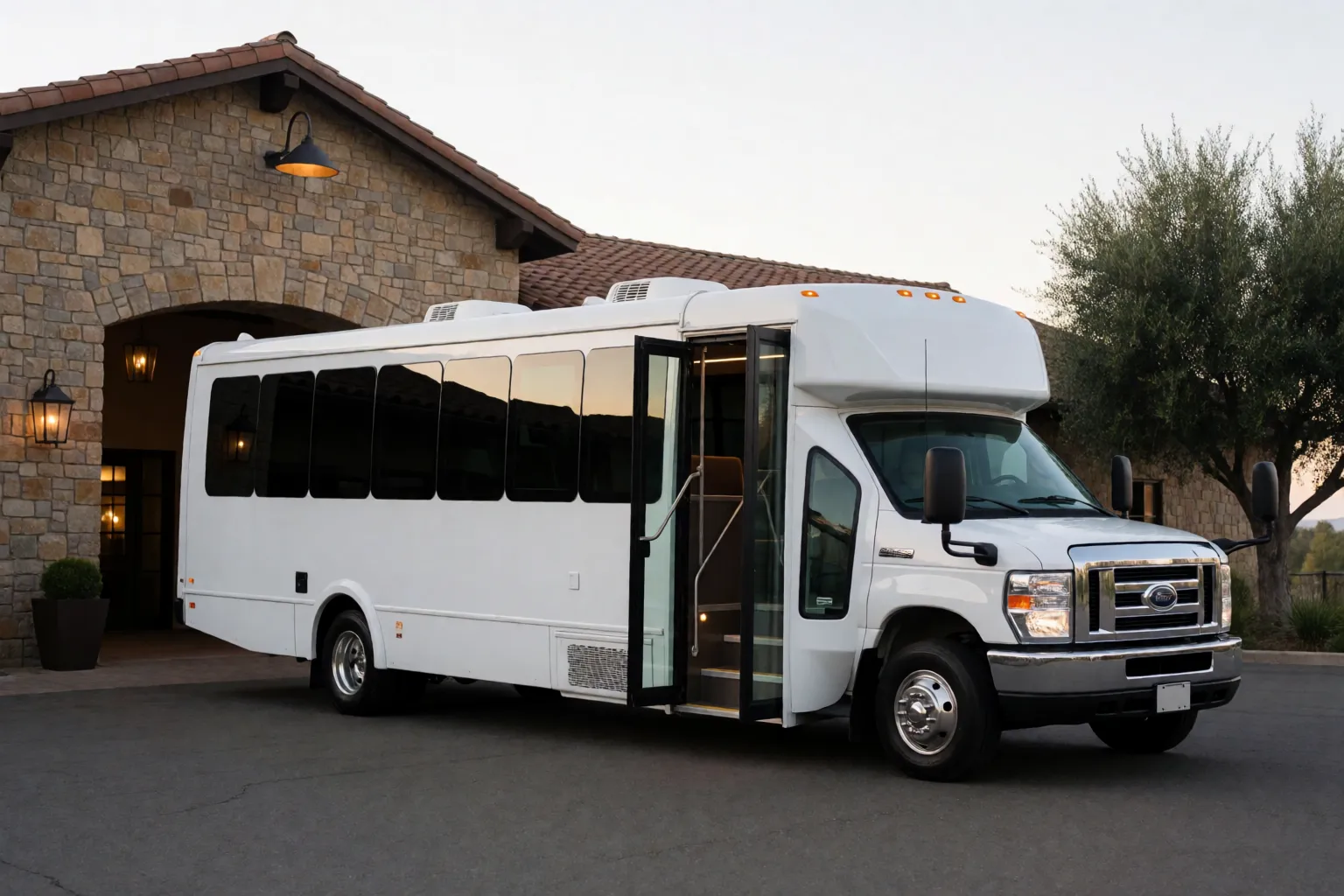 large group charter bus in Napa and Sonoma