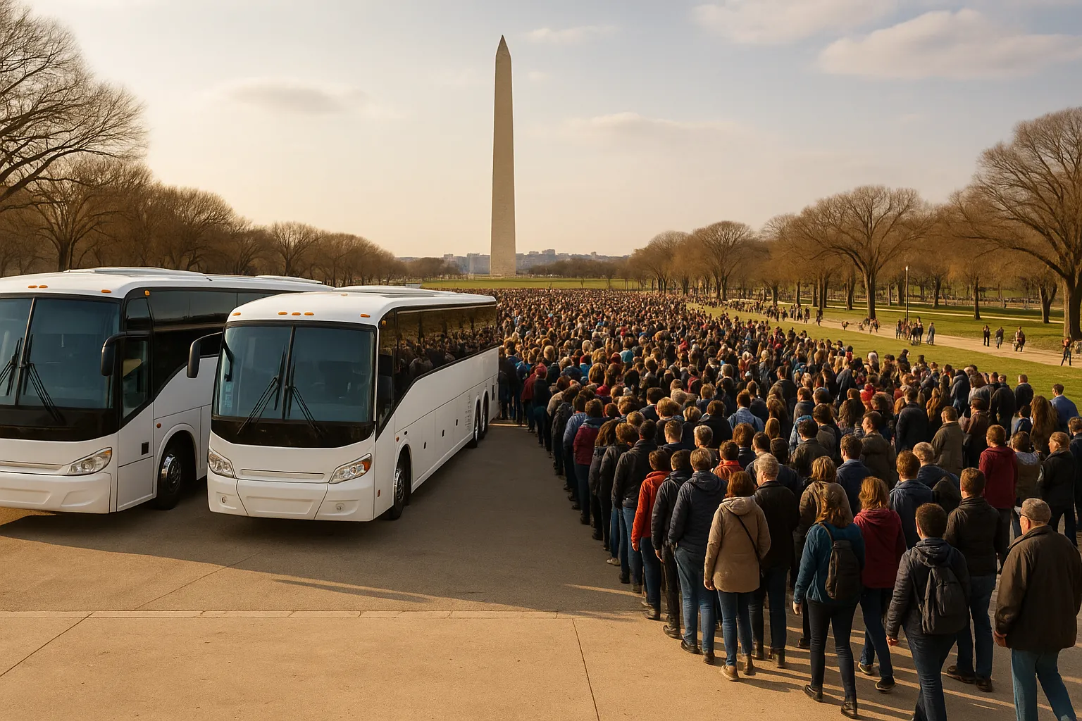 Large-Group Charters in Washington DC Metro