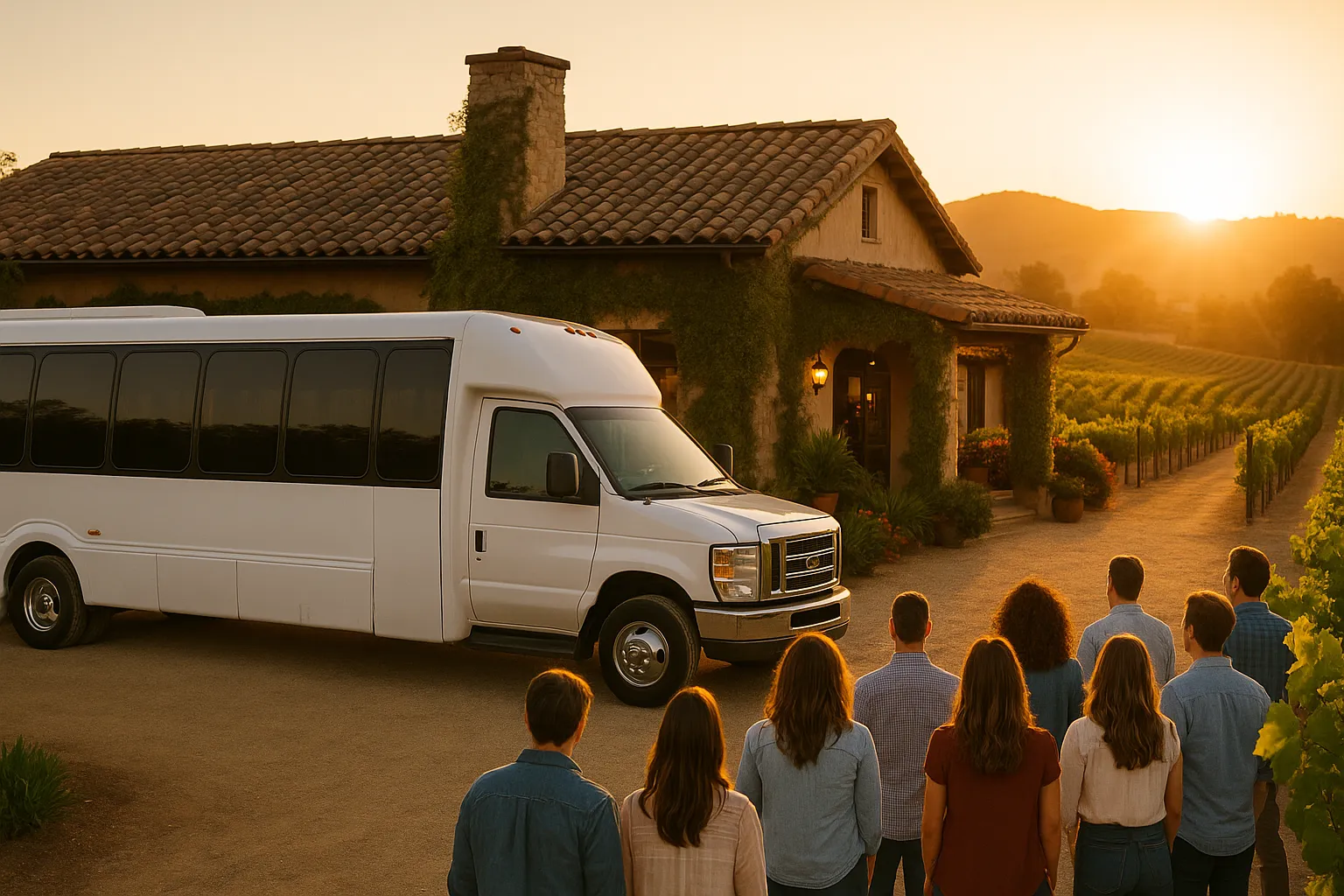 minibus rental in Orange County