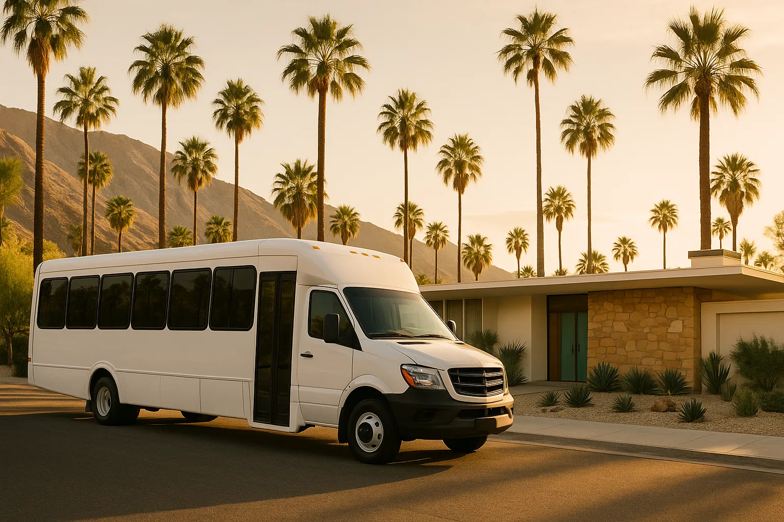 Minibus Rental in Palm Springs