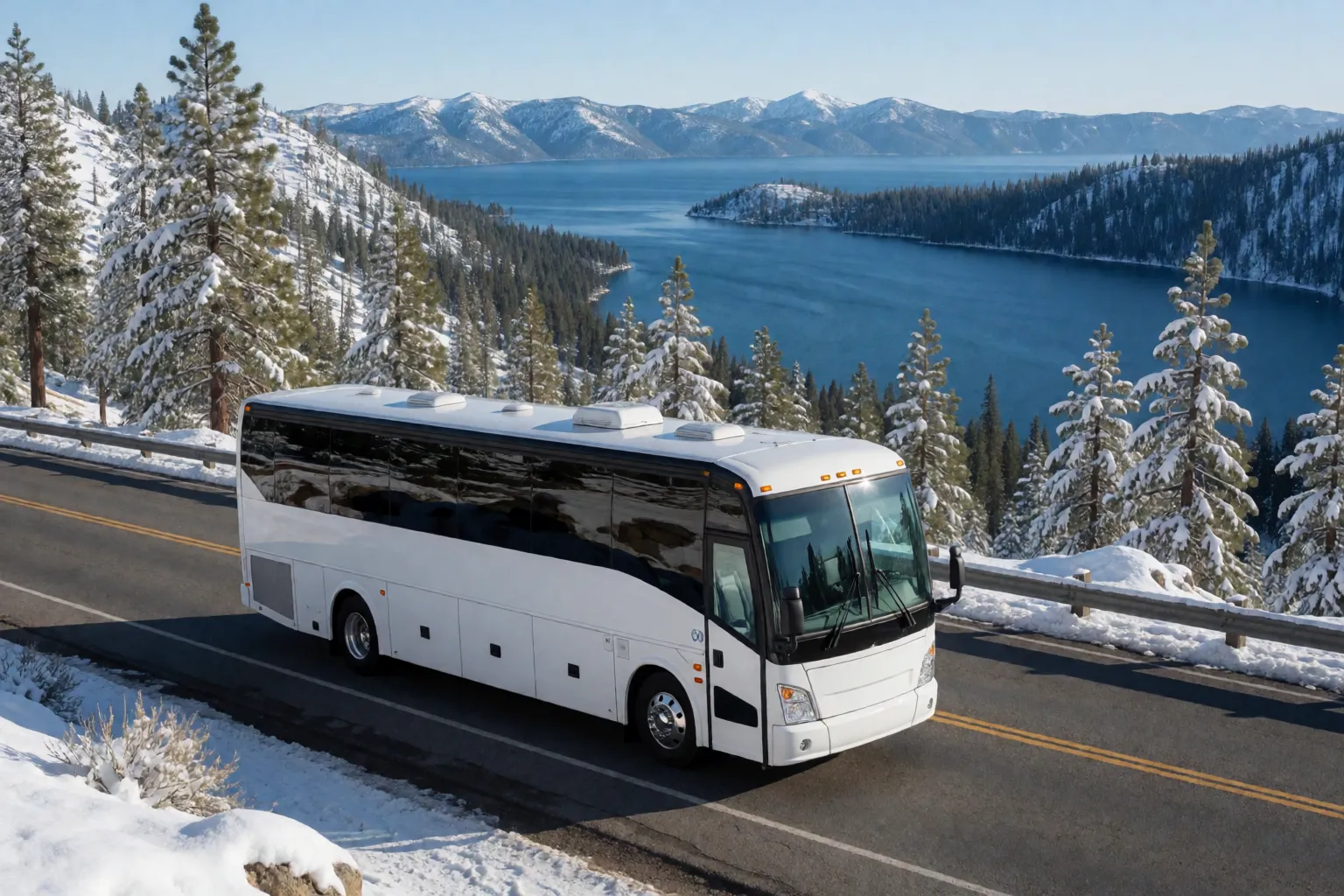 Charter bus in Reno & Lake Tahoe