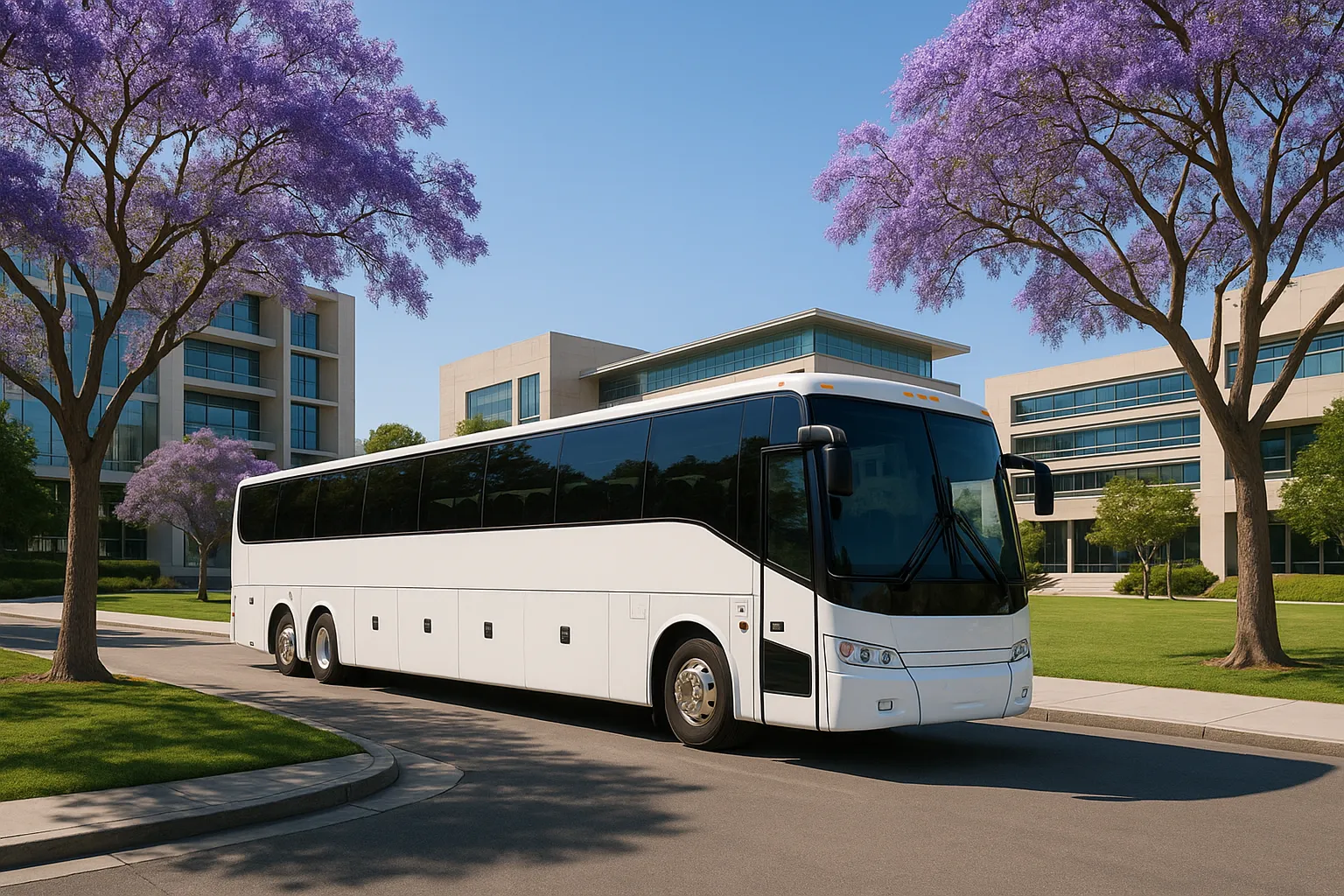school trip charter bus in Orange County