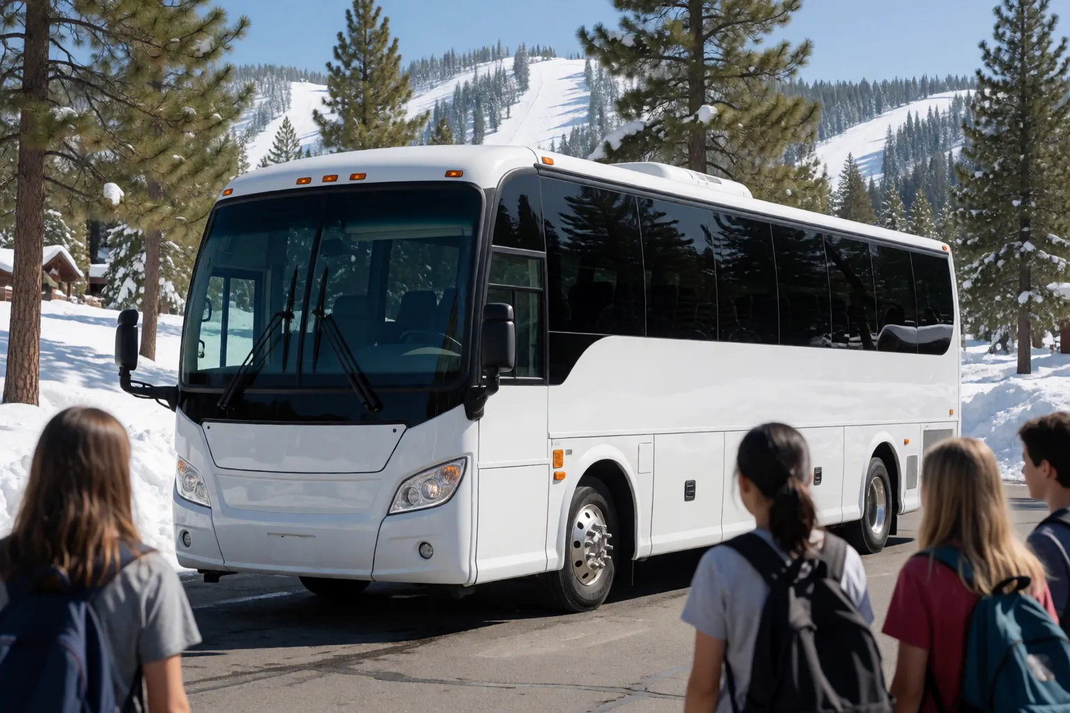 school trip charter bus in Reno and Lake Tahoe