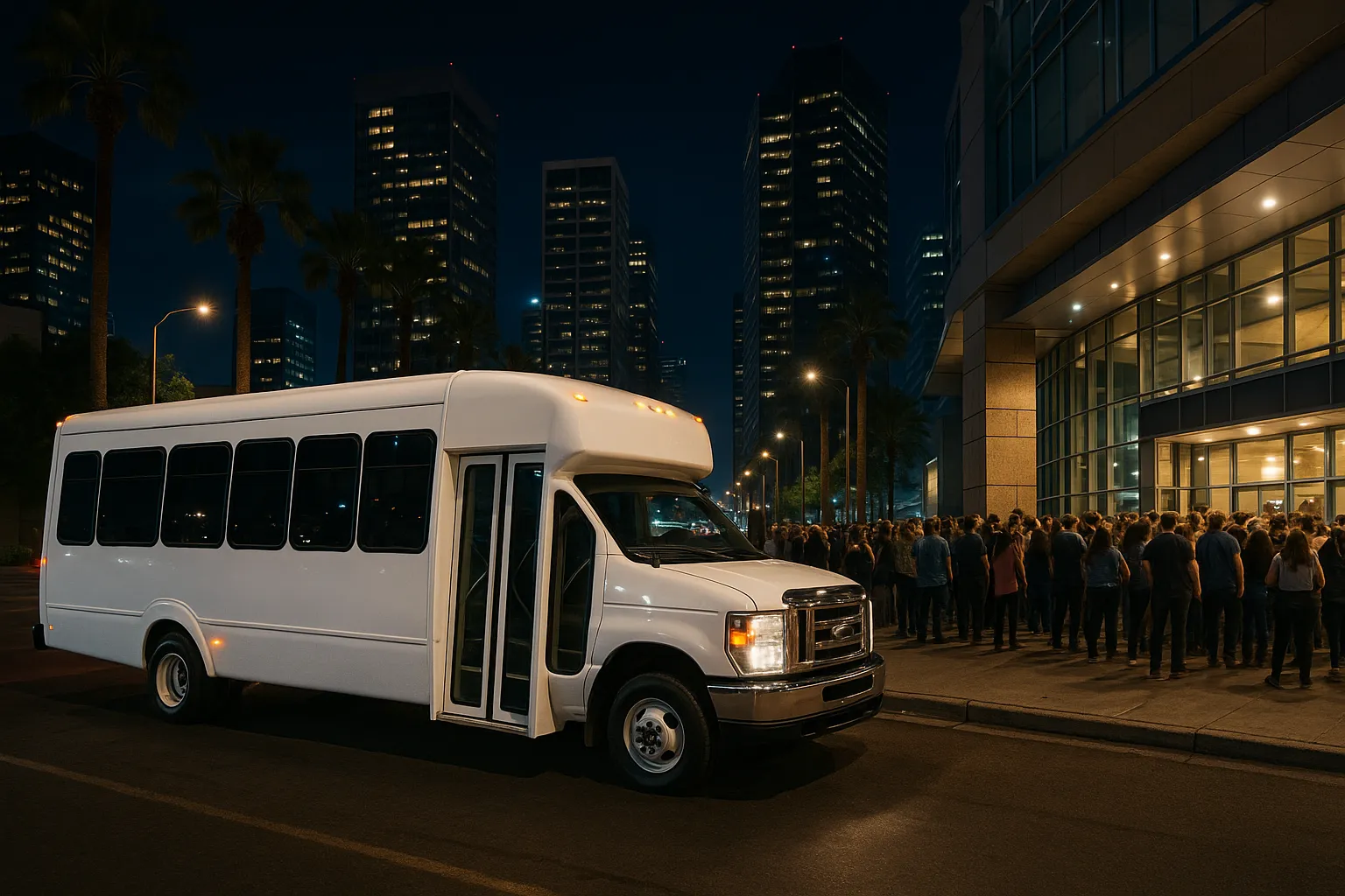 sports concerts charter bus in Phoenix
