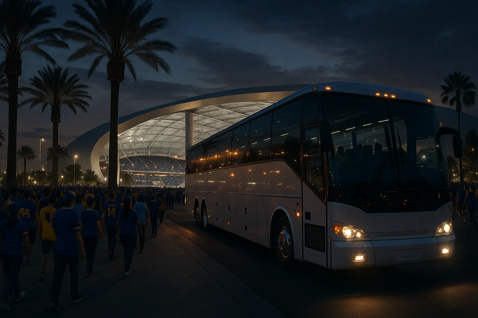 Sports & Concert Buses in Greater Los Angeles