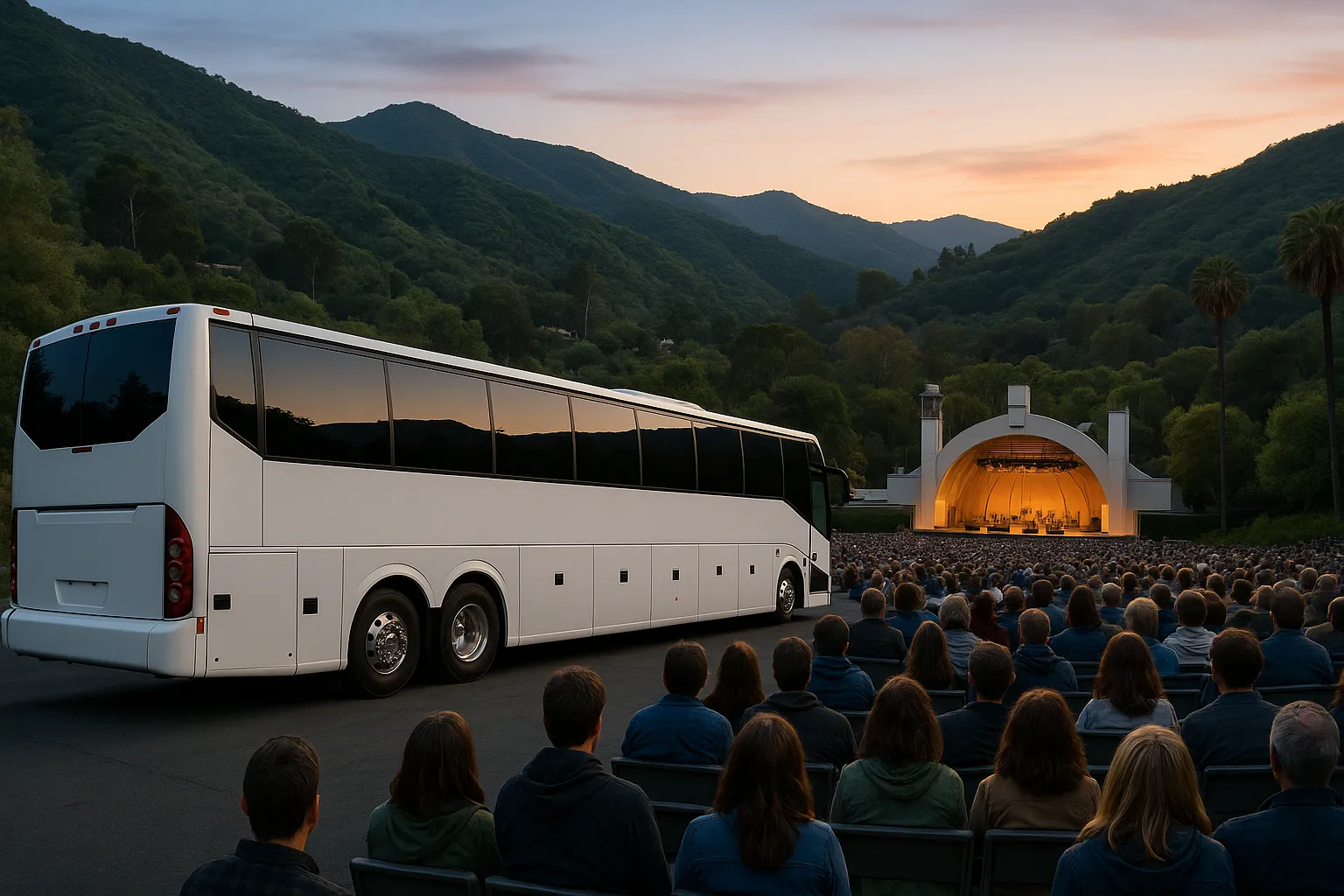 Sports & Concert Buses in Santa Barbara & Ventura