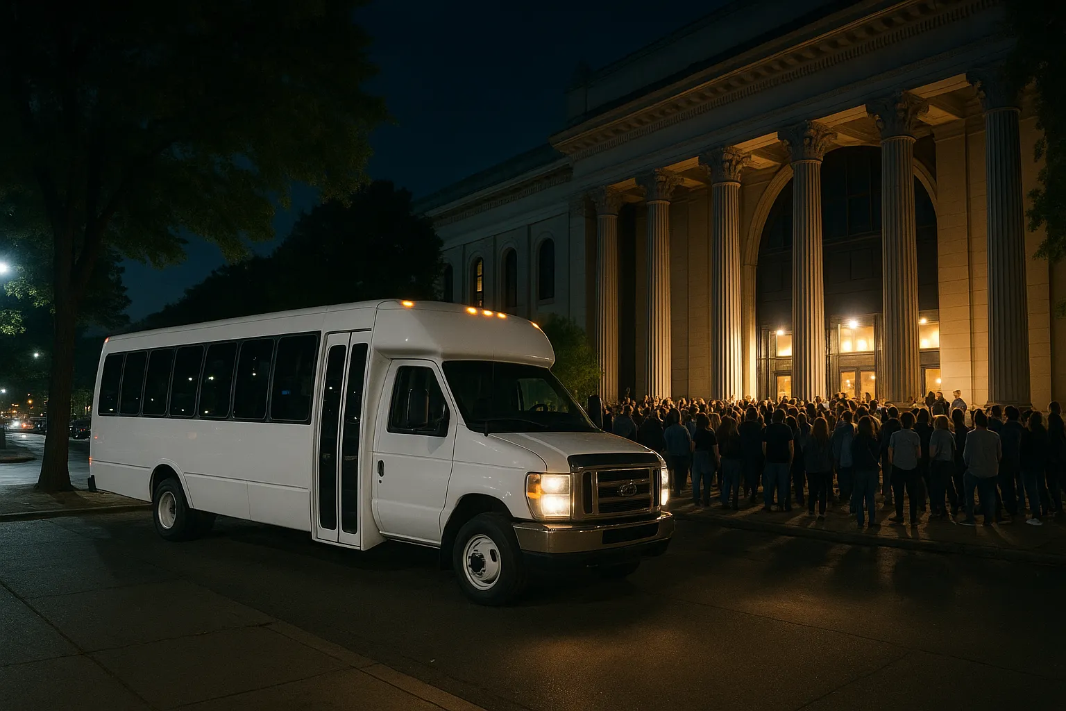 sports concerts charter bus in Washington DC