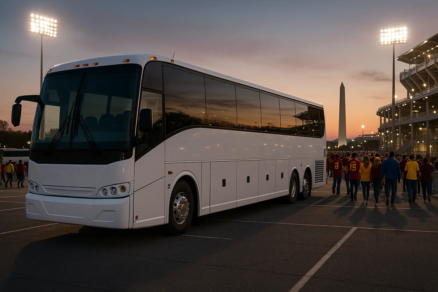 Sports & Concert Buses in Washington DC Metro