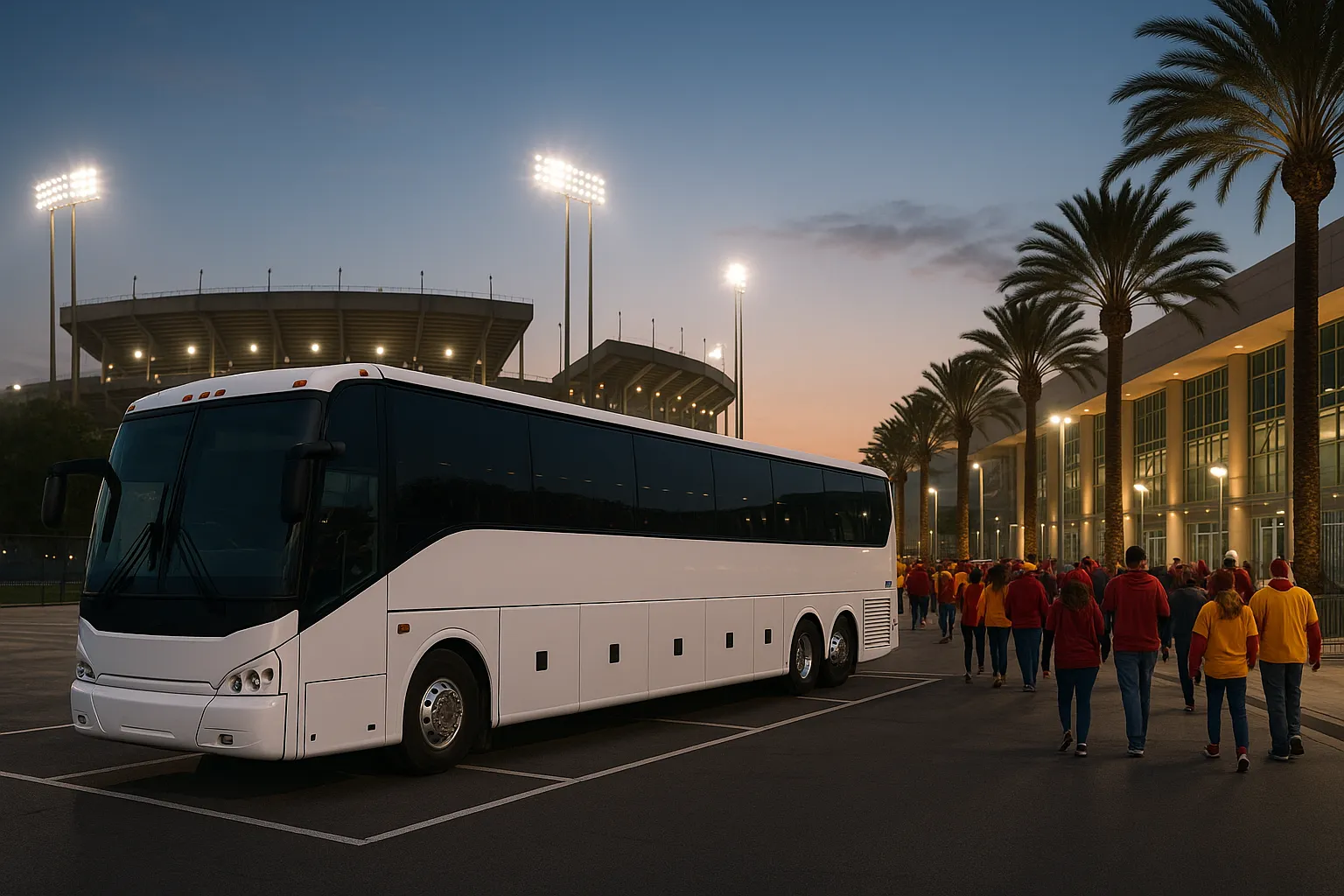Sports & Concert Buses in Orlando Metro