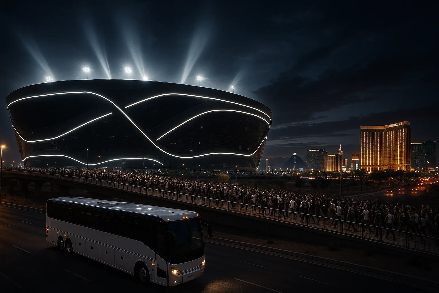 Sports & Concert Buses in Las Vegas Metro