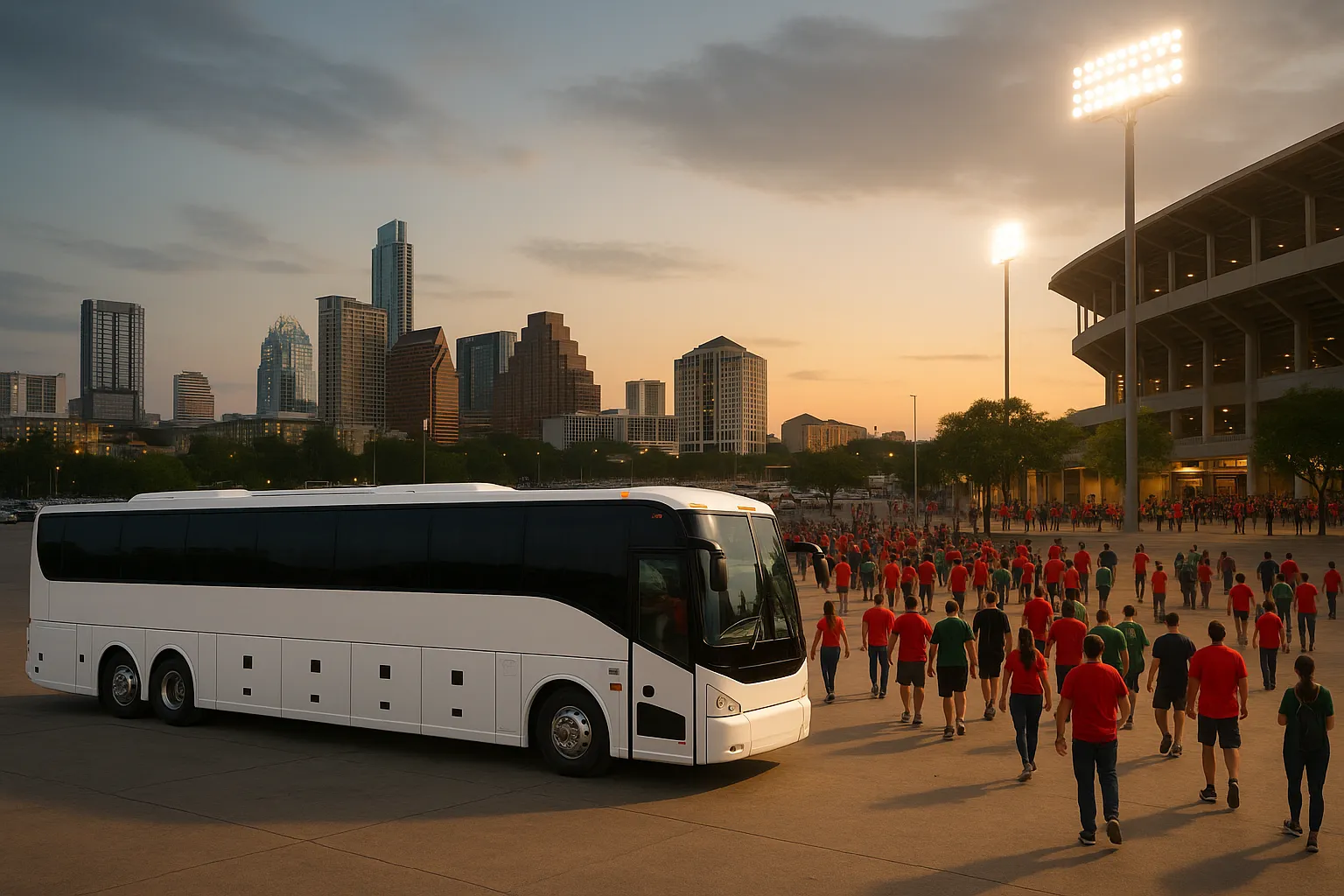 Sports & Concert Buses in Austin Metro