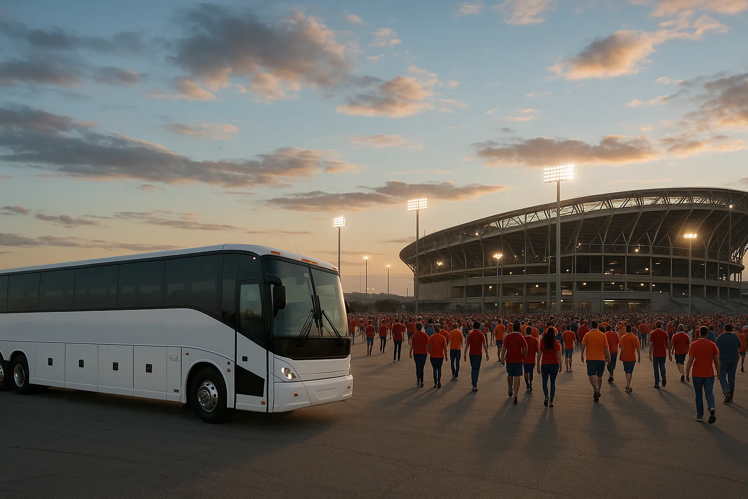Sports & Concert Buses in Dallas–Fort Worth