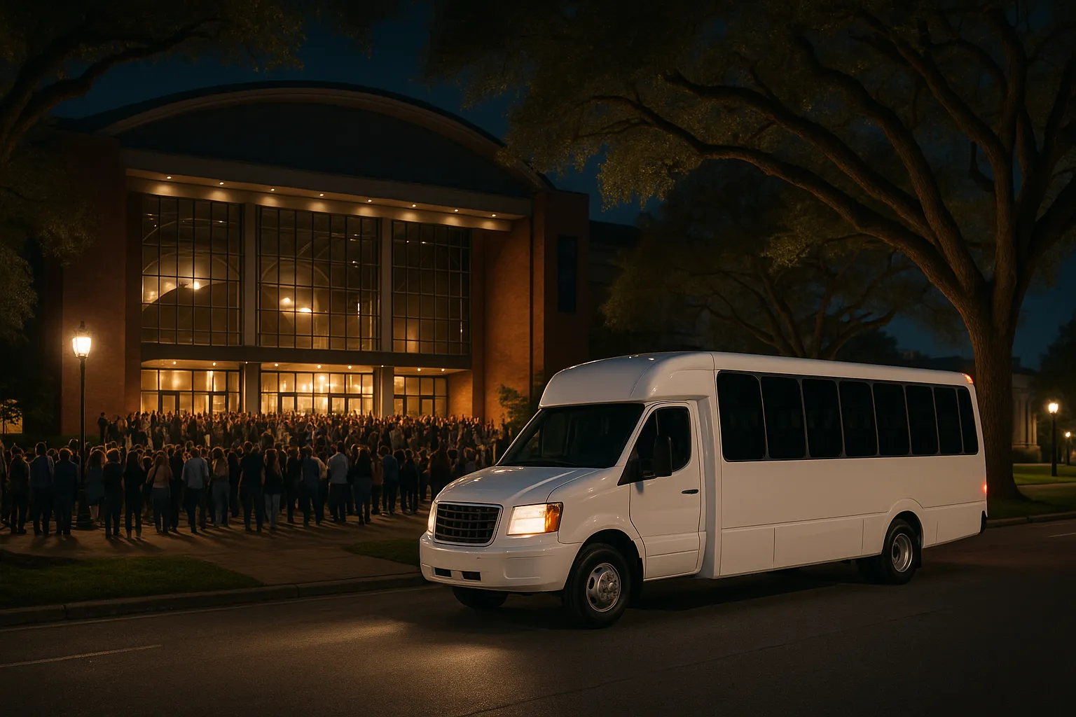 sports concerts charter bus in Houston