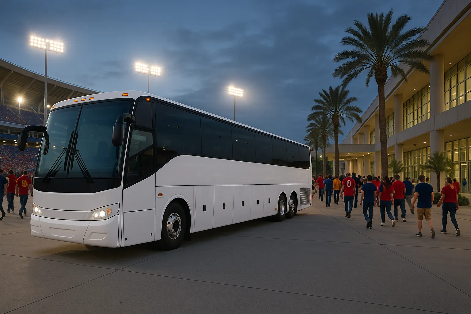 Sports & Concert Buses in Houston Metro