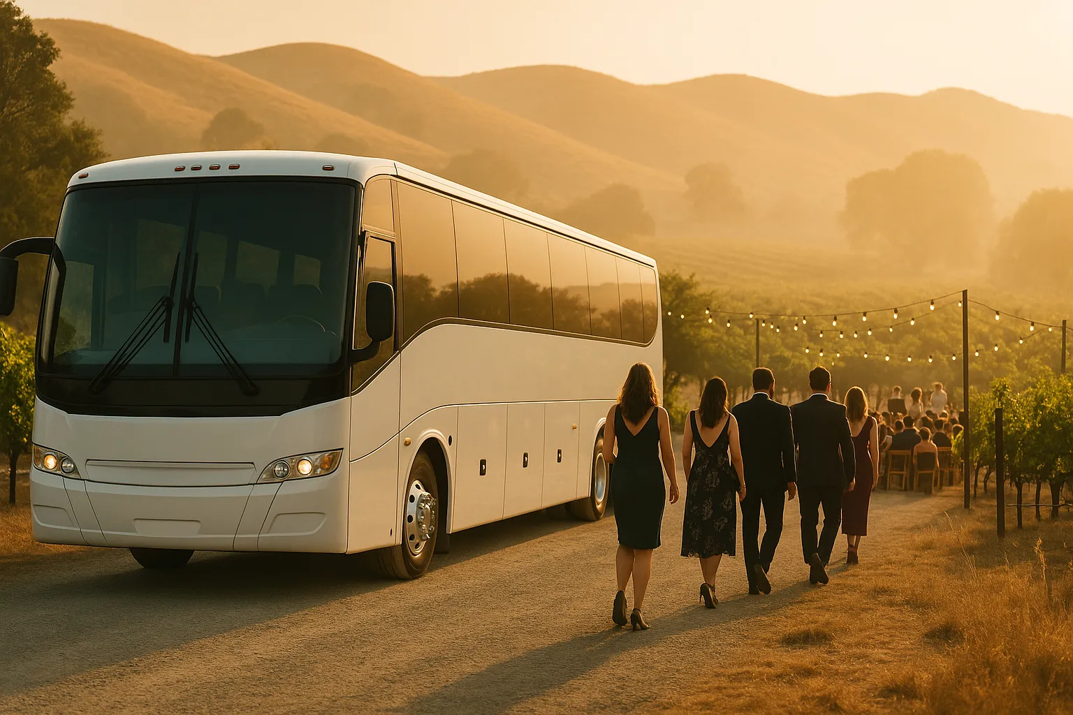 Wedding Charter Buses in Bay Area