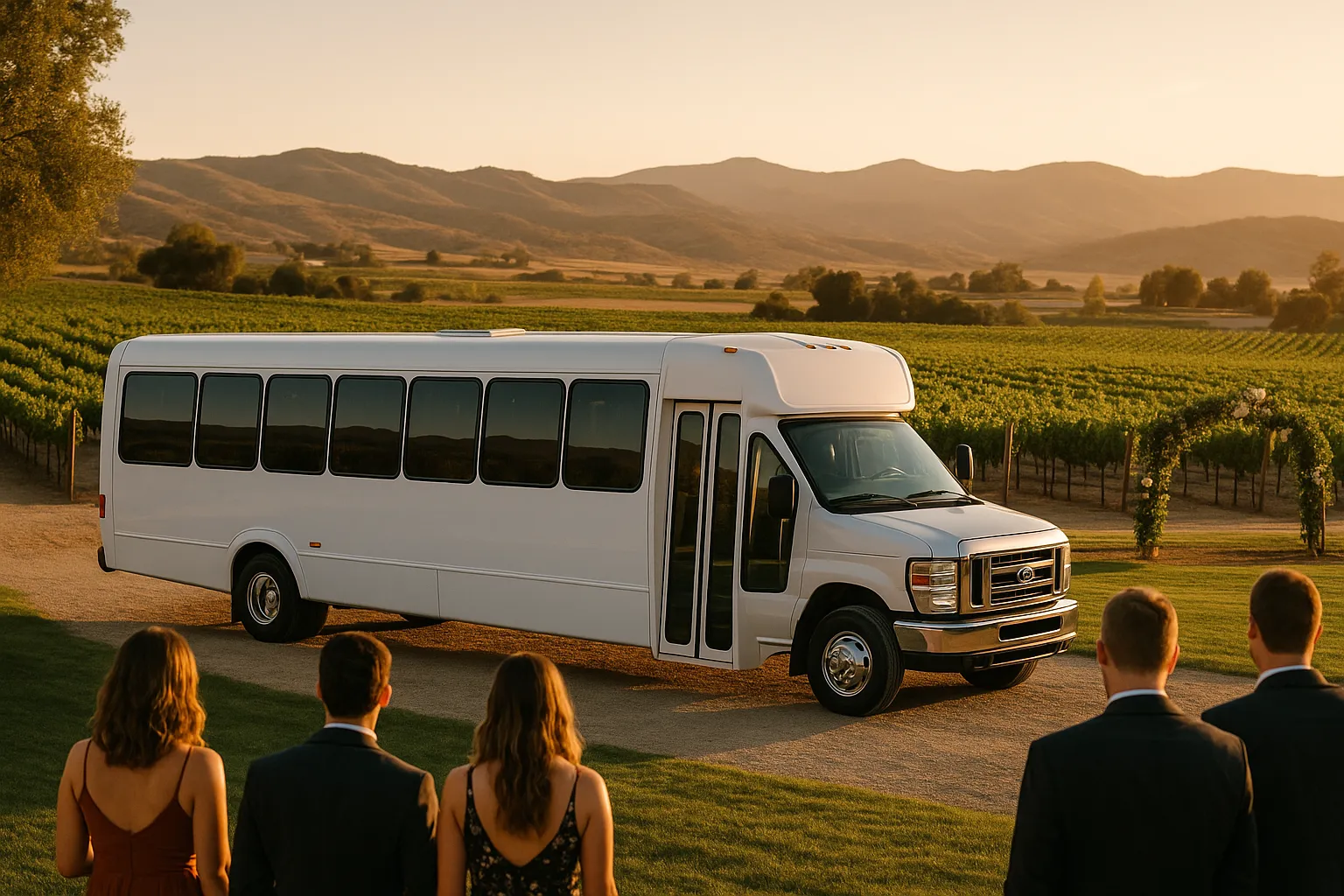Wedding Charter Buses in Inland Empire