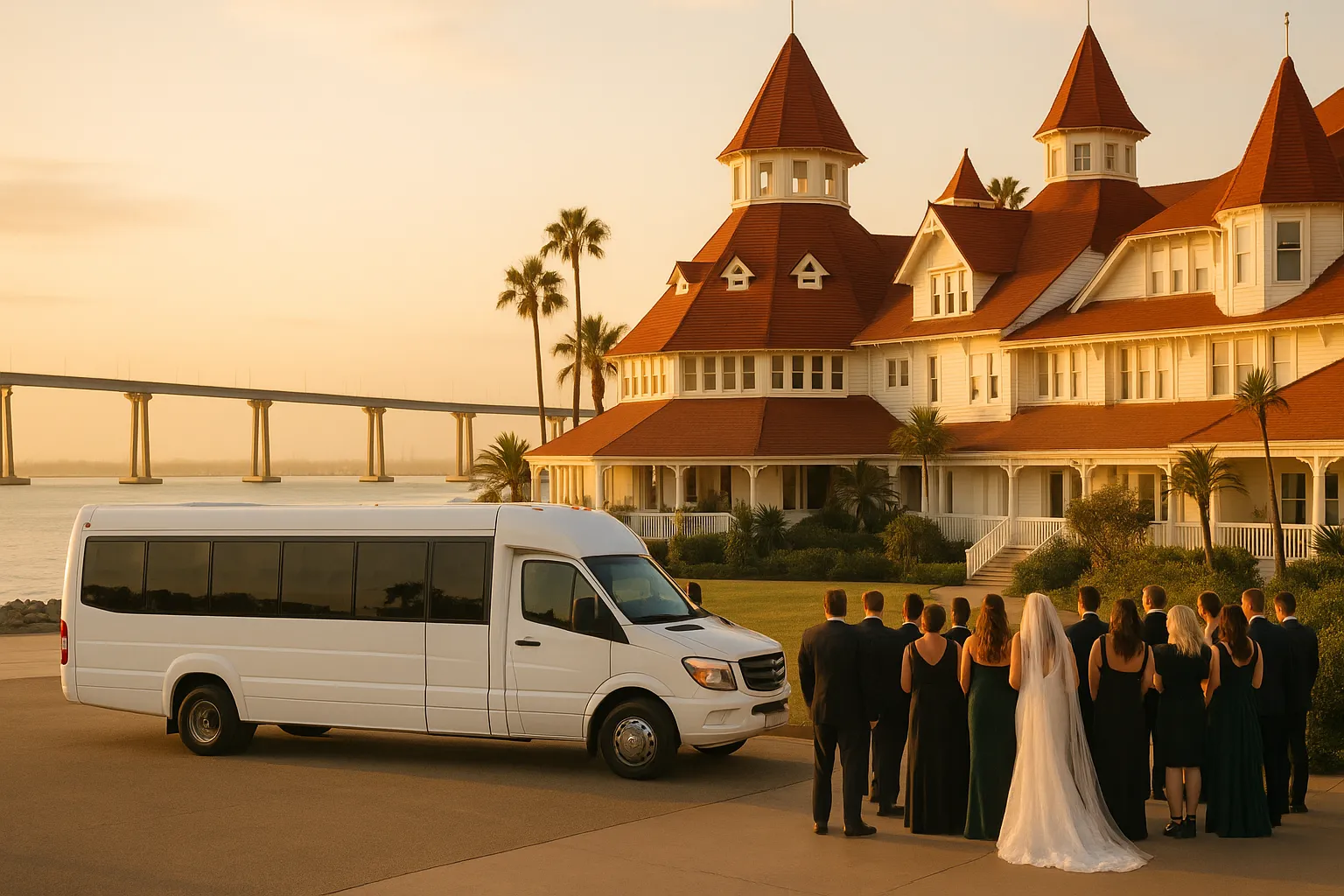 Wedding Charter Buses in San Diego