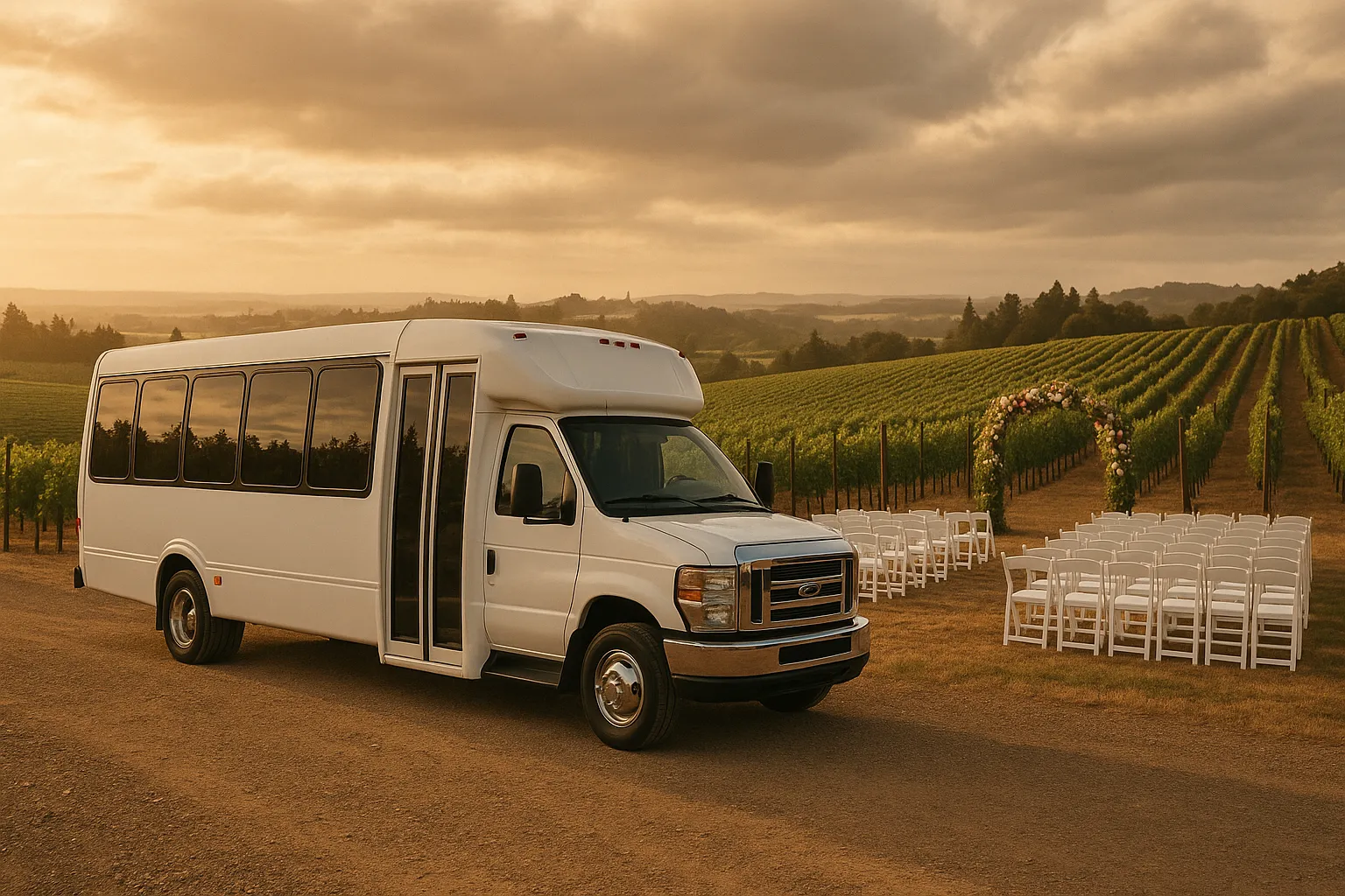 Wedding Charter Buses in Portland Metro