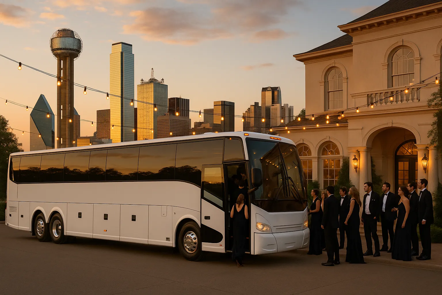 Wedding Charter Buses in Dallas–Fort Worth