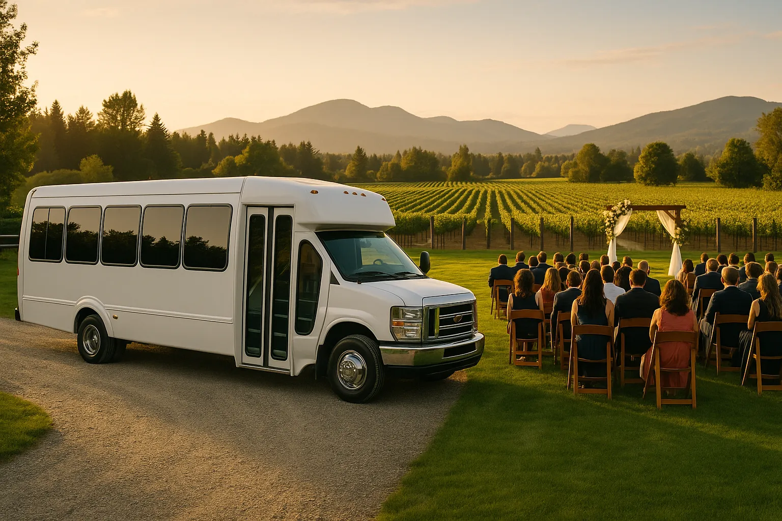 Wedding Charter Buses in Seattle Metro
