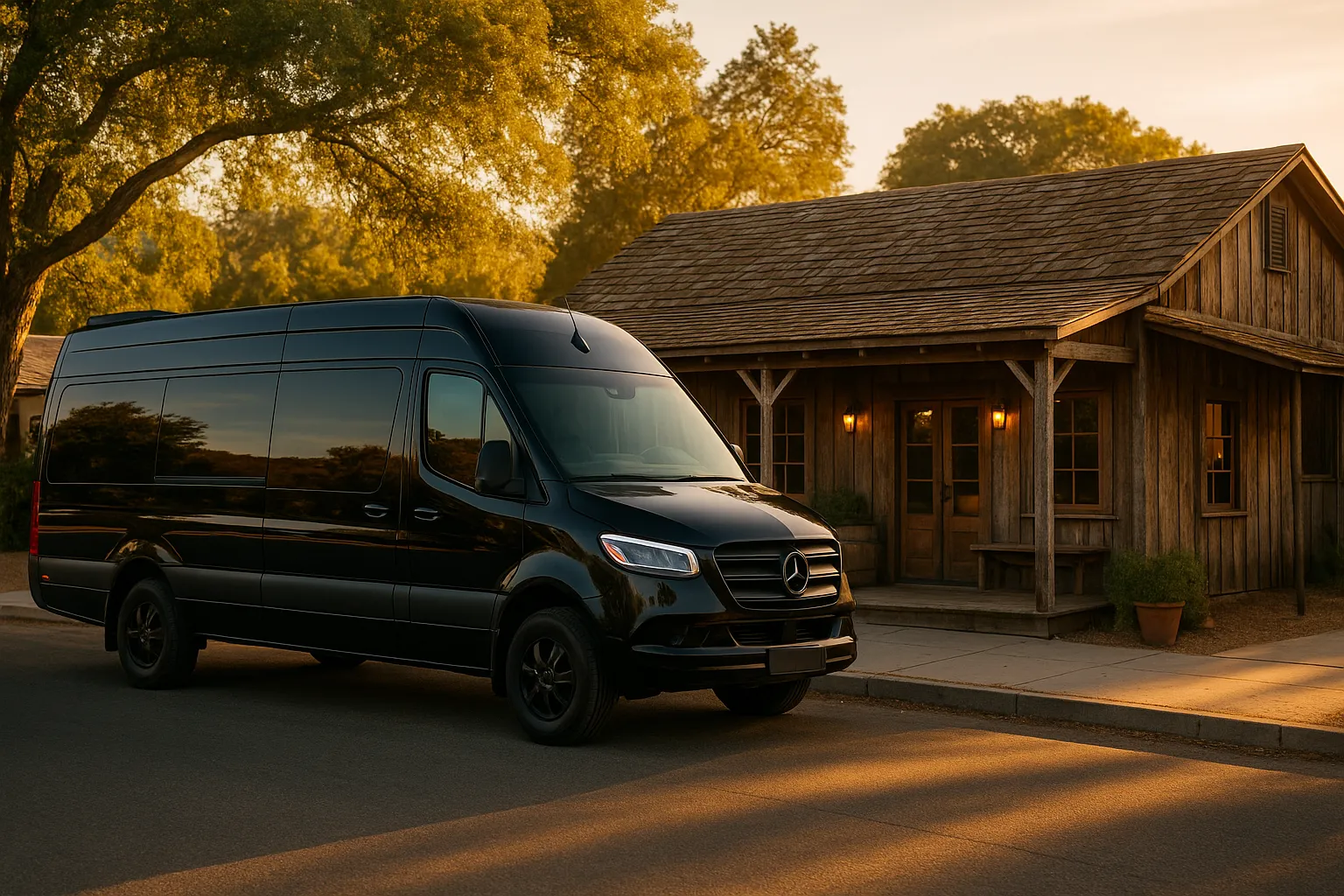 wine tour minibus in Santa Barbara