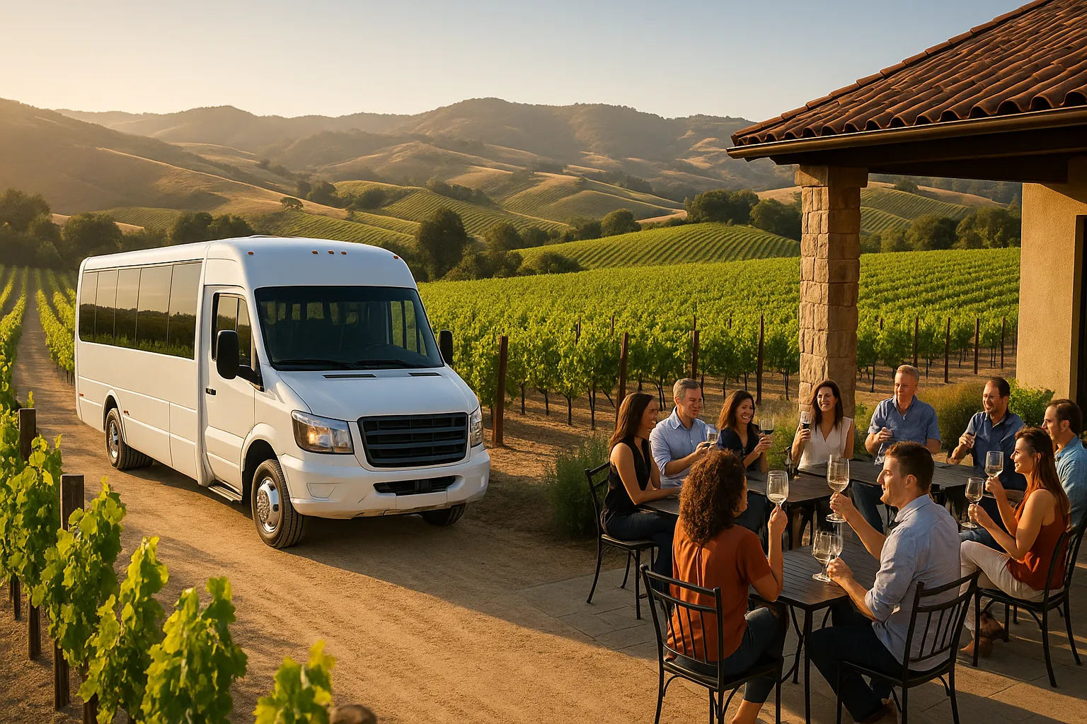 Wine Tour Buses in Austin Metro